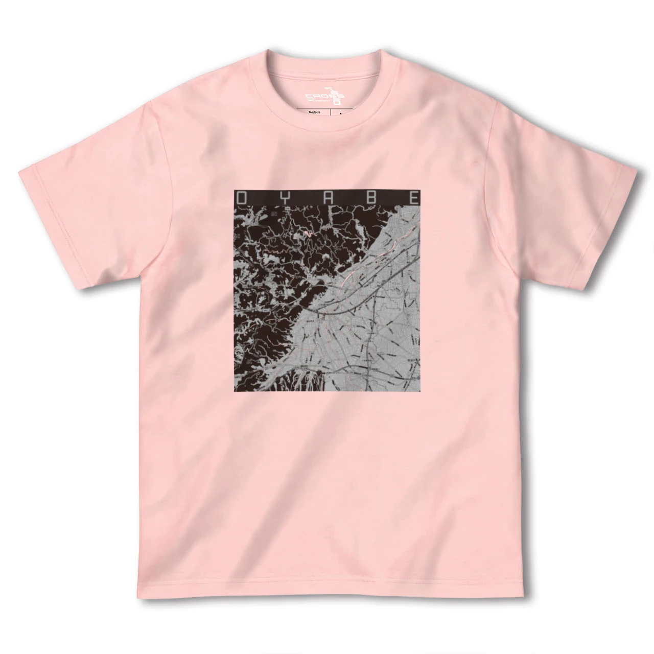 【小矢部(富山県)】地図柄ヘビーウェイトTシャツ