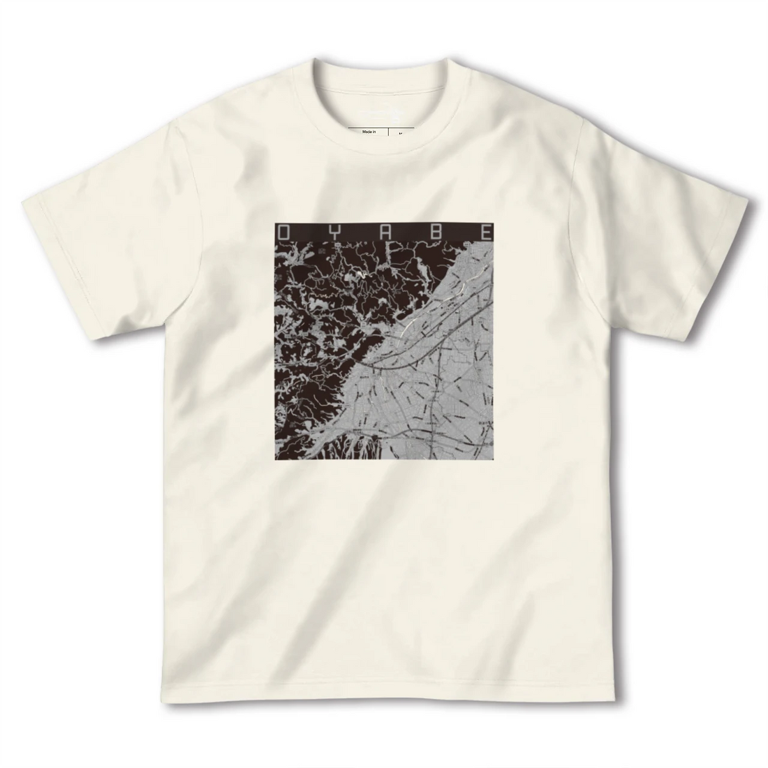 【小矢部(富山県)】地図柄ヘビーウェイトTシャツ