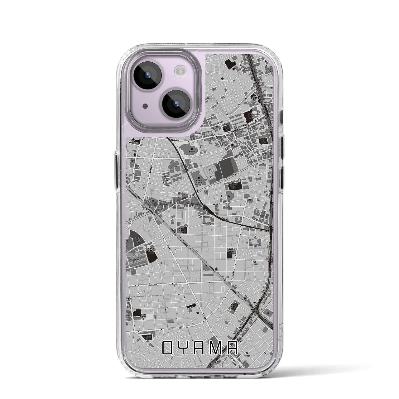 【大山(東京都)】地図柄iPhoneケース(MagSafeタイプ)