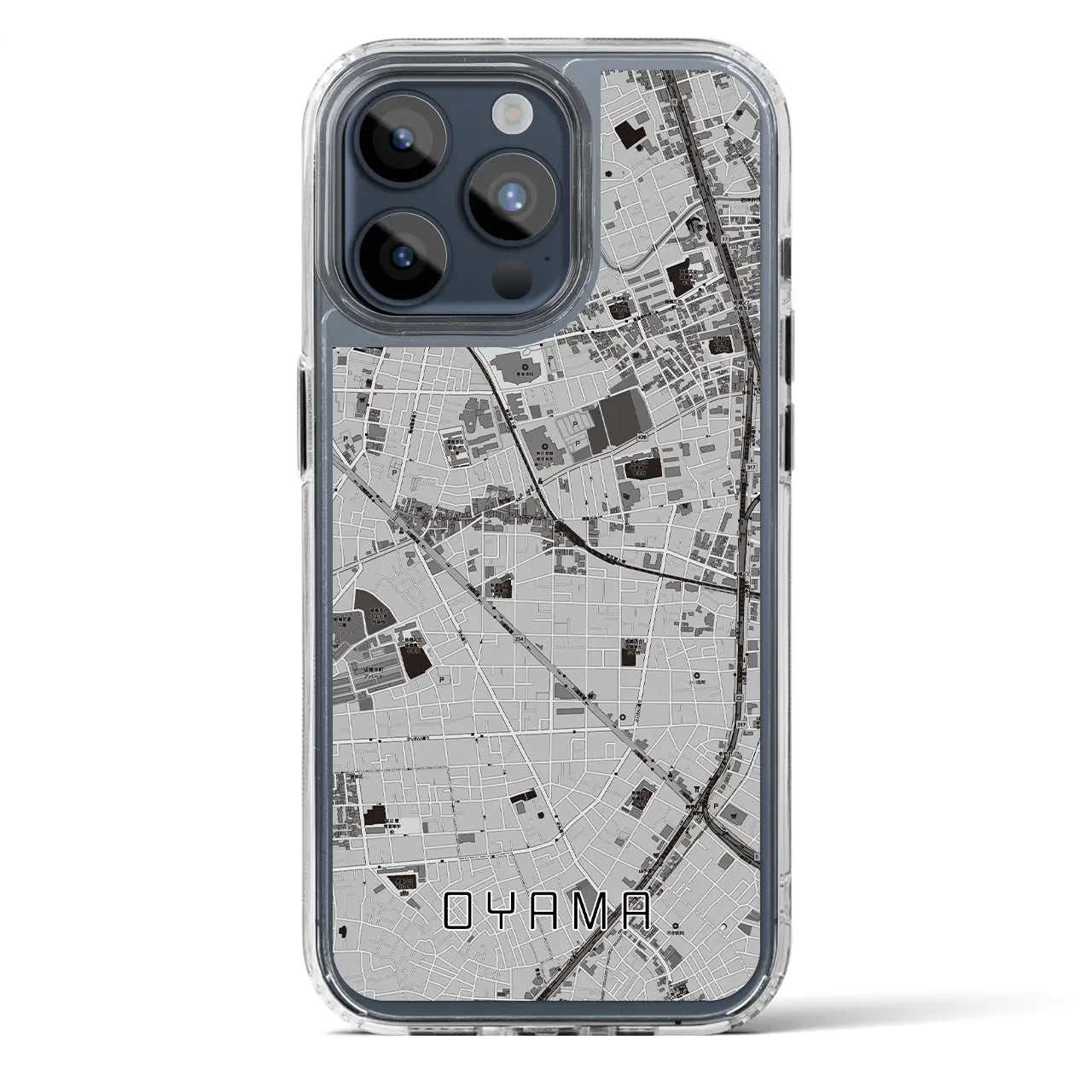 【大山(東京都)】地図柄iPhoneケース(MagSafeタイプ)