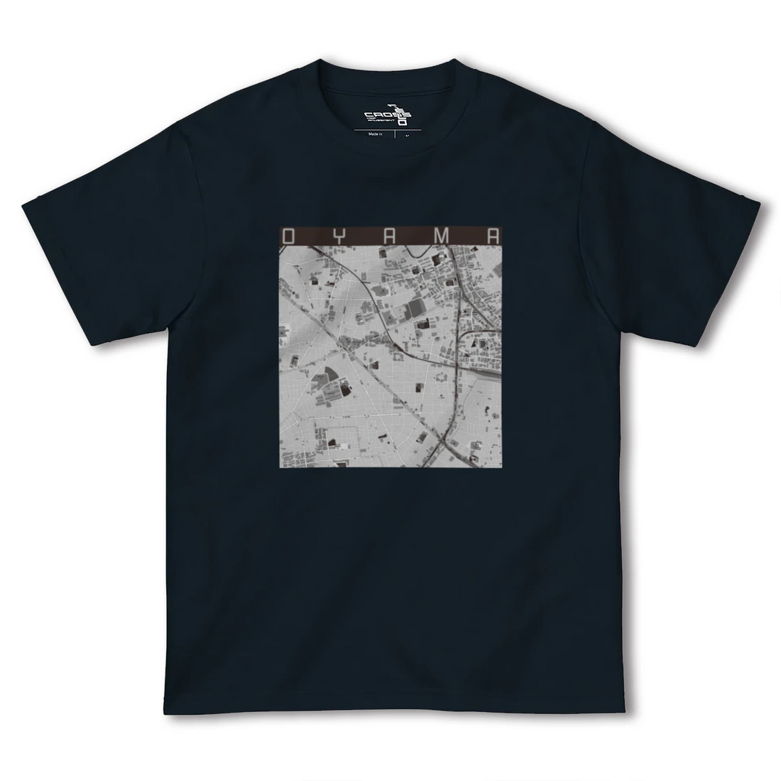 【大山(東京都)(東京都)】地図柄ヘビーウェイトTシャツ