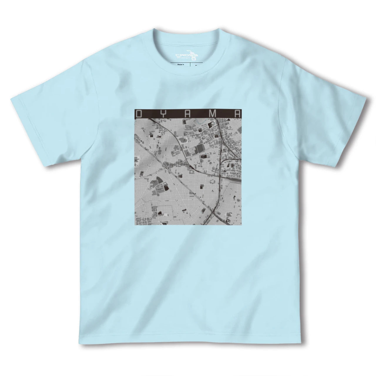 【大山(東京都)(東京都)】地図柄ヘビーウェイトTシャツ