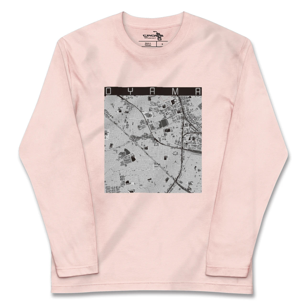 【大山(東京都)(東京都)】地図柄ロングスリーブTシャツ