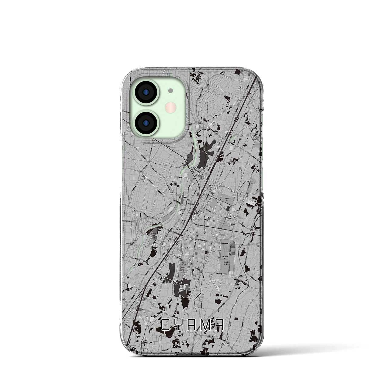 【小山(栃木県)】地図柄iPhoneケース(クリアタイプ)