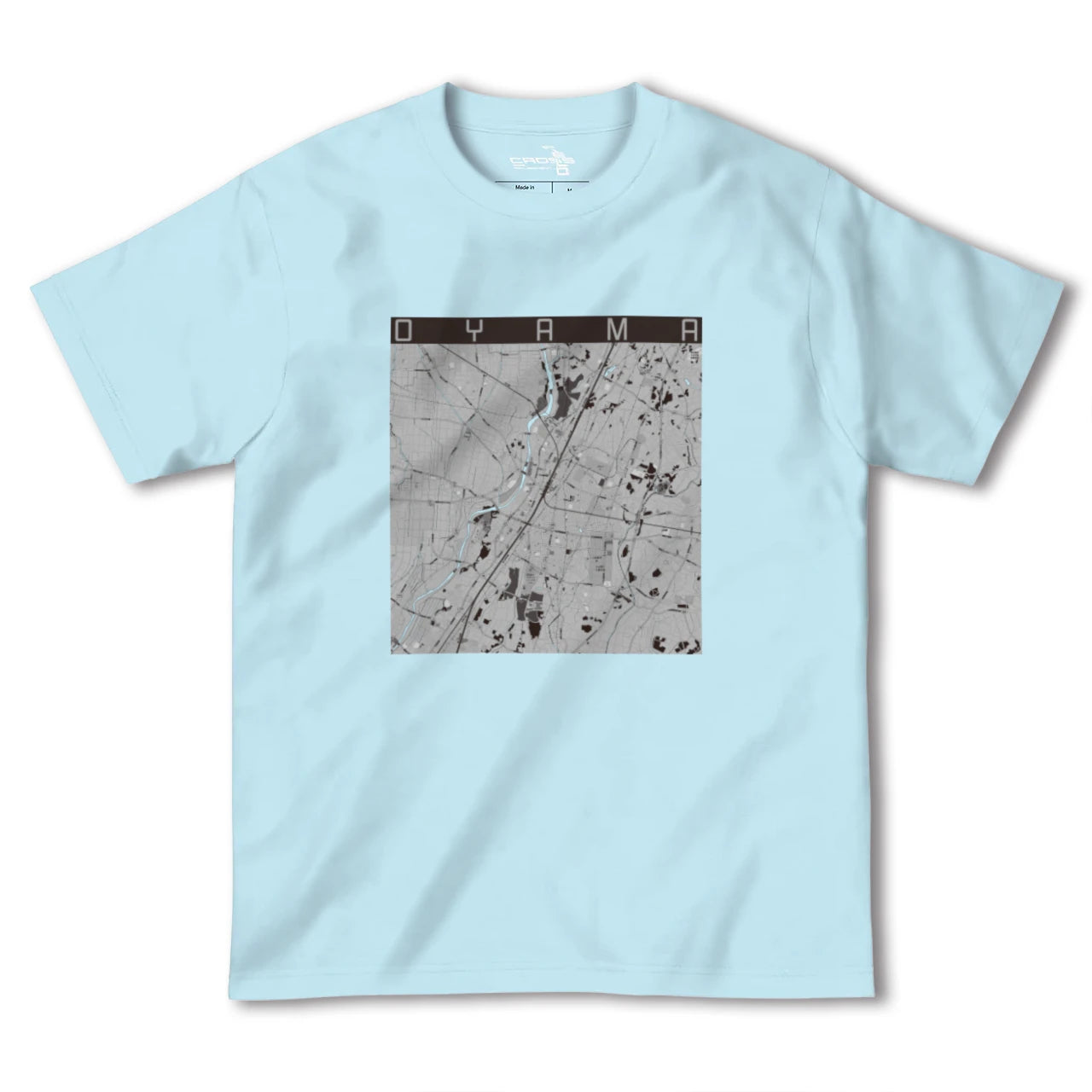【小山(栃木県)】地図柄ヘビーウェイトTシャツ