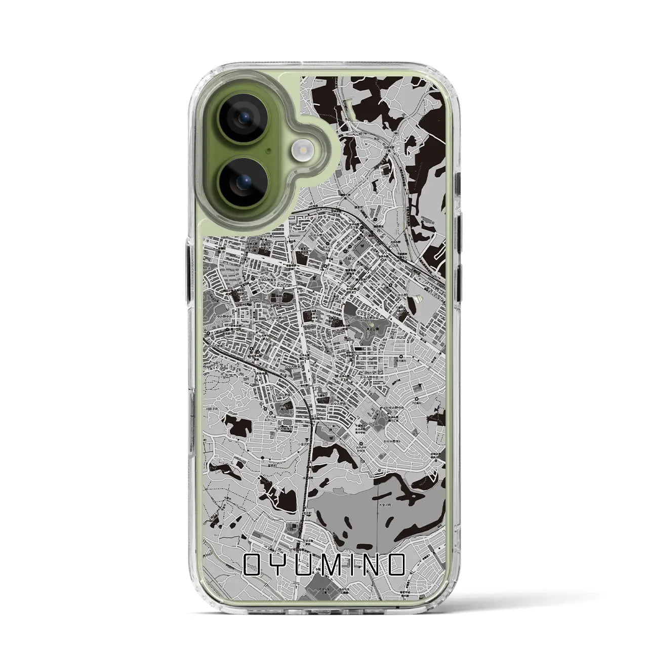 【おゆみ野(千葉県)】地図柄iPhoneケース(MagSafeタイプ)