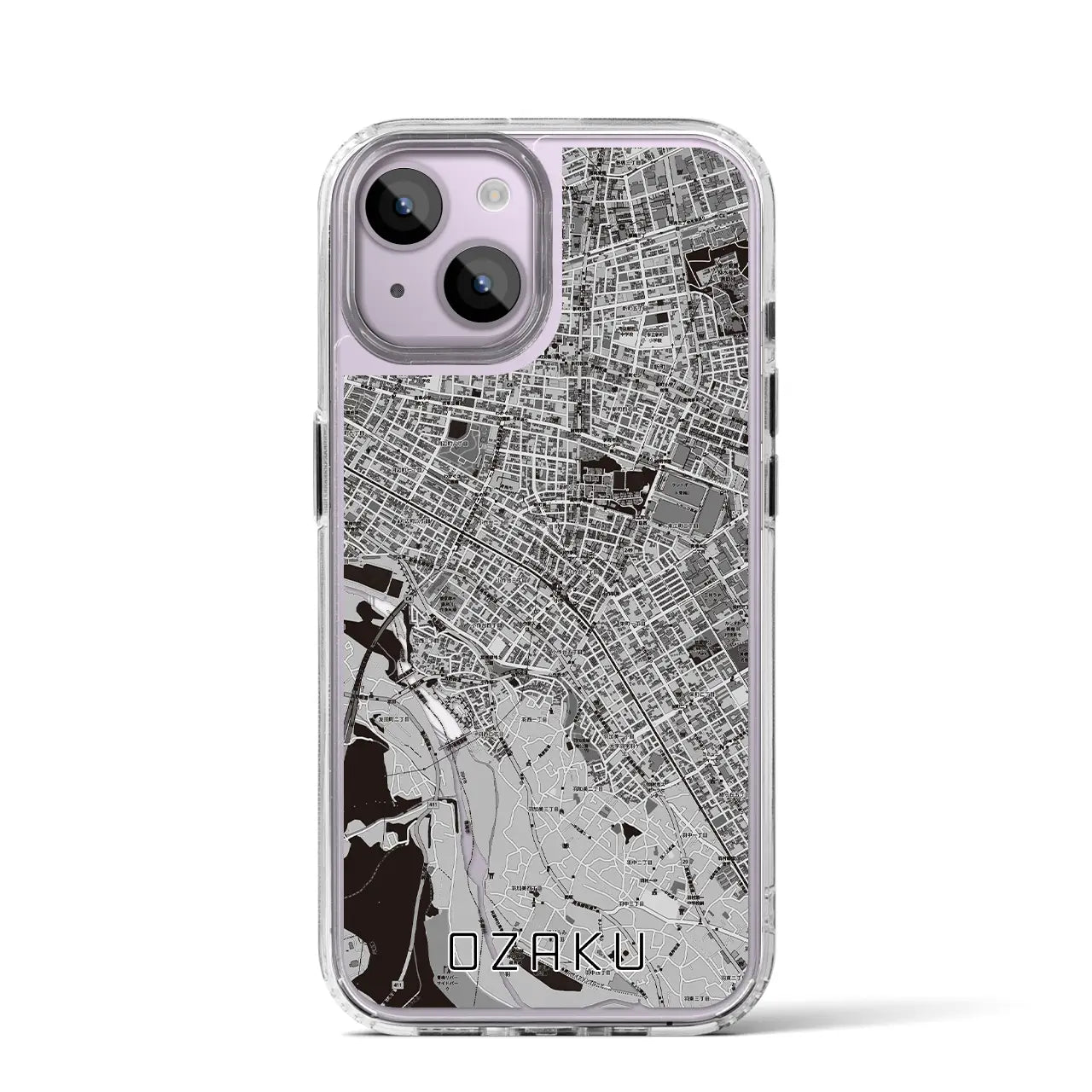 【小作(東京都)】地図柄iPhoneケース(MagSafeタイプ)
