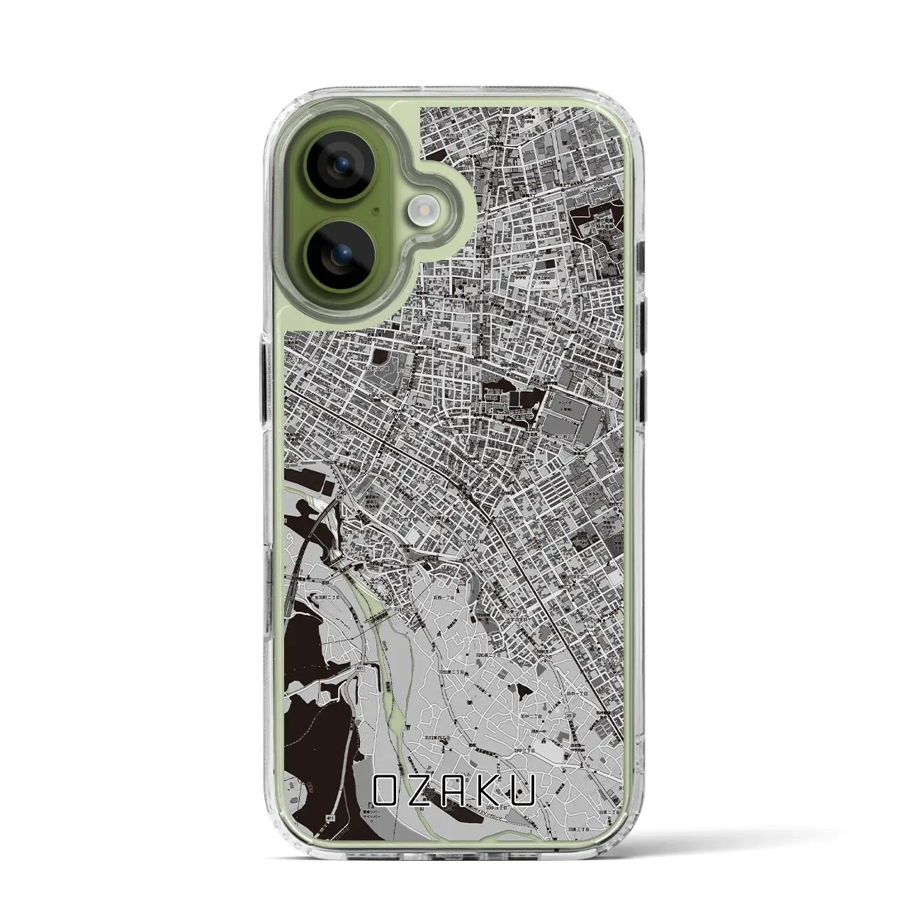 【小作(東京都)】地図柄iPhoneケース(MagSafeタイプ)