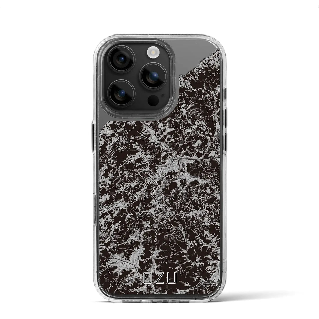 【大洲(愛媛県)】地図柄iPhoneケース(MagSafeタイプ)