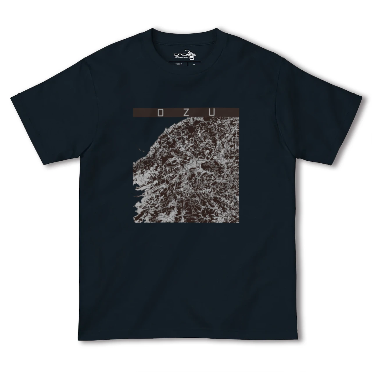 【大洲(愛媛県)】地図柄ヘビーウェイトTシャツ