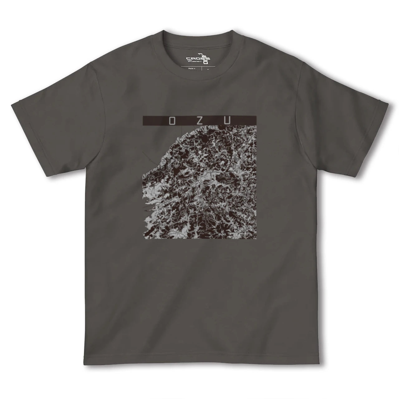 【大洲(愛媛県)】地図柄ヘビーウェイトTシャツ