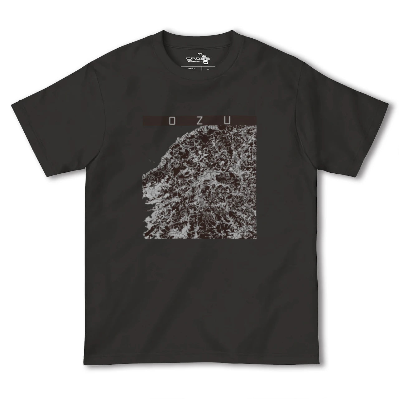【大洲(愛媛県)】地図柄ヘビーウェイトTシャツ