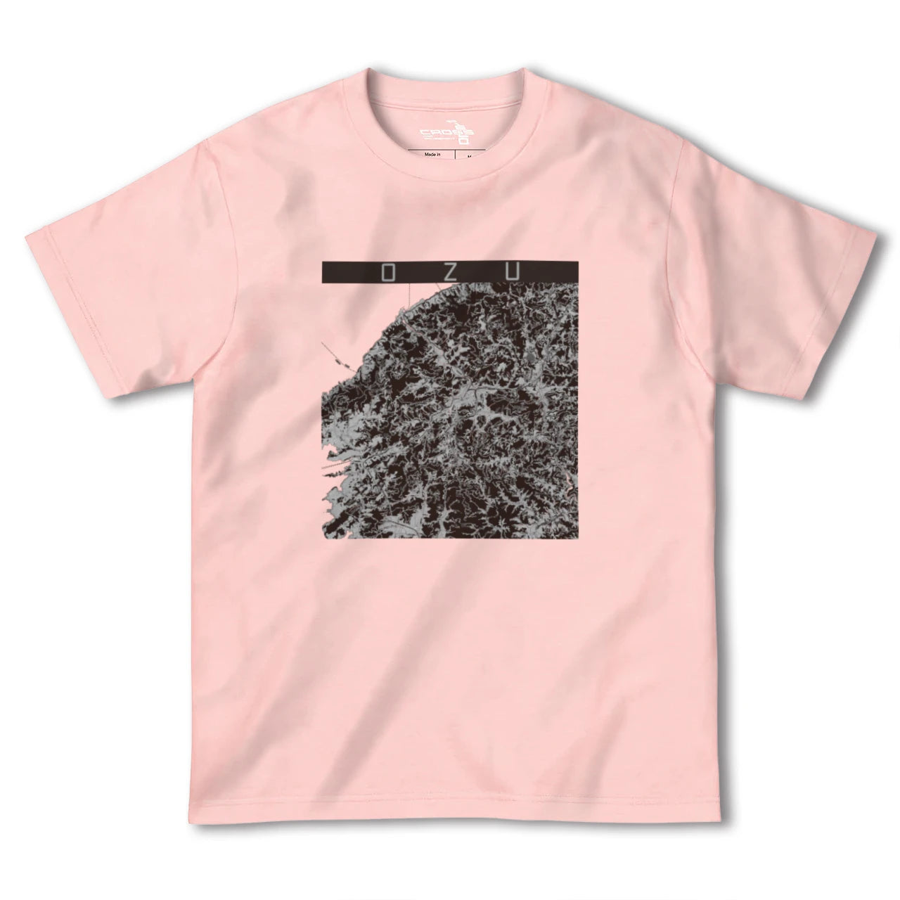 【大洲(愛媛県)】地図柄ヘビーウェイトTシャツ