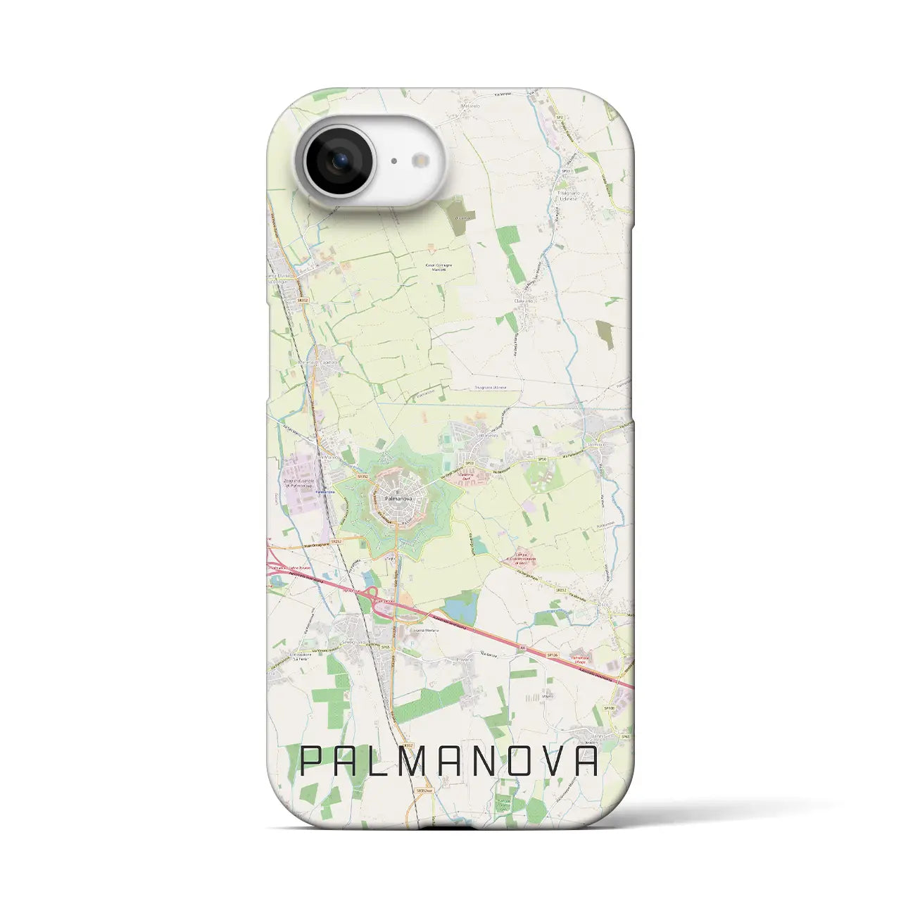 【パルマノーヴァ(イタリア)】地図柄iPhoneケース(バックカバータイプ)