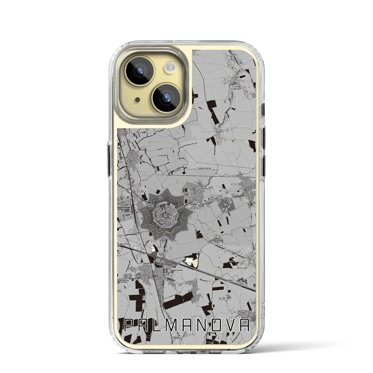 【パルマノーヴァ(イタリア)】地図柄iPhoneケース(MagSafeタイプ)