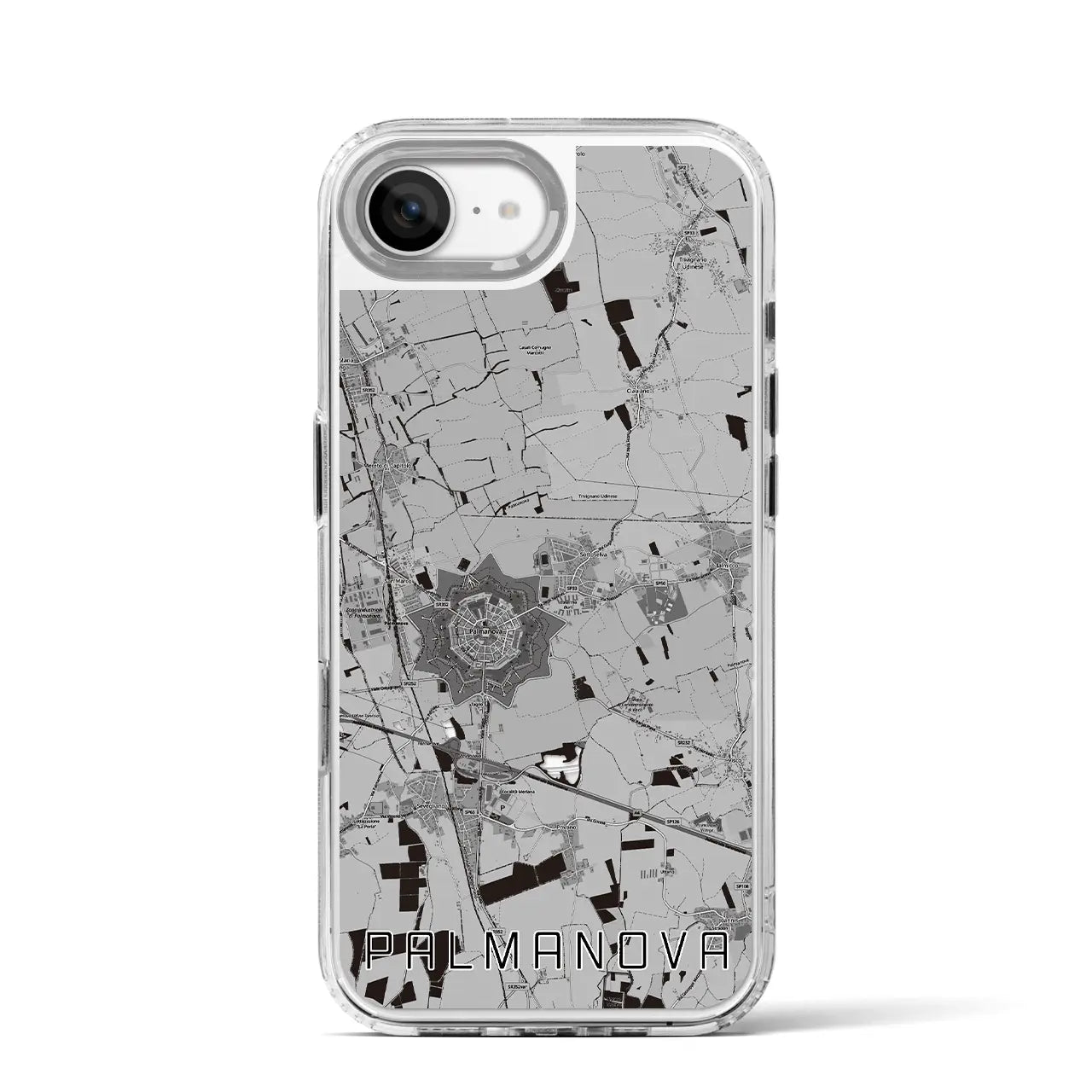 【パルマノーヴァ(イタリア)】地図柄iPhoneケース(MagSafeタイプ)