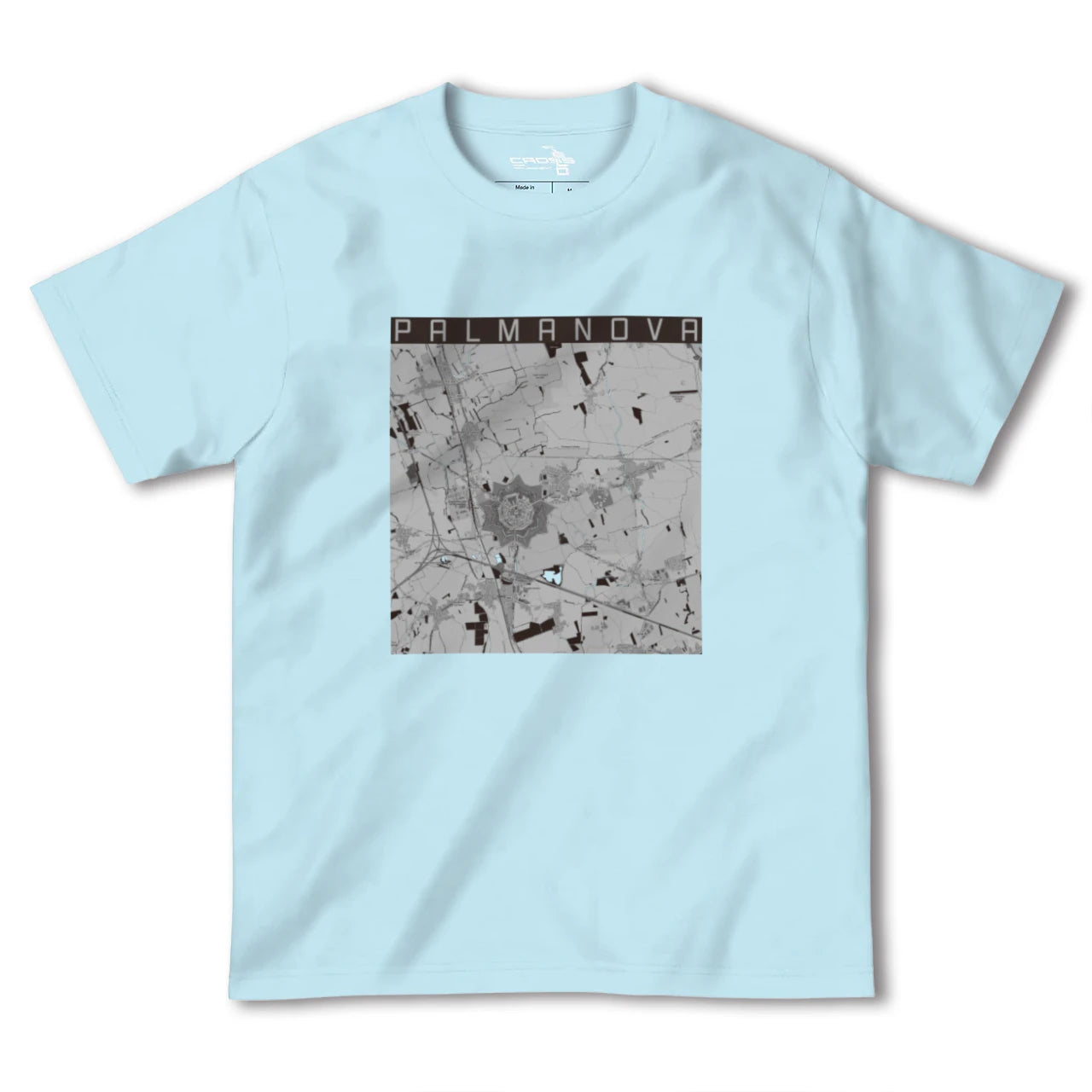 【パルマノーヴァ(イタリア)】地図柄ヘビーウェイトTシャツ