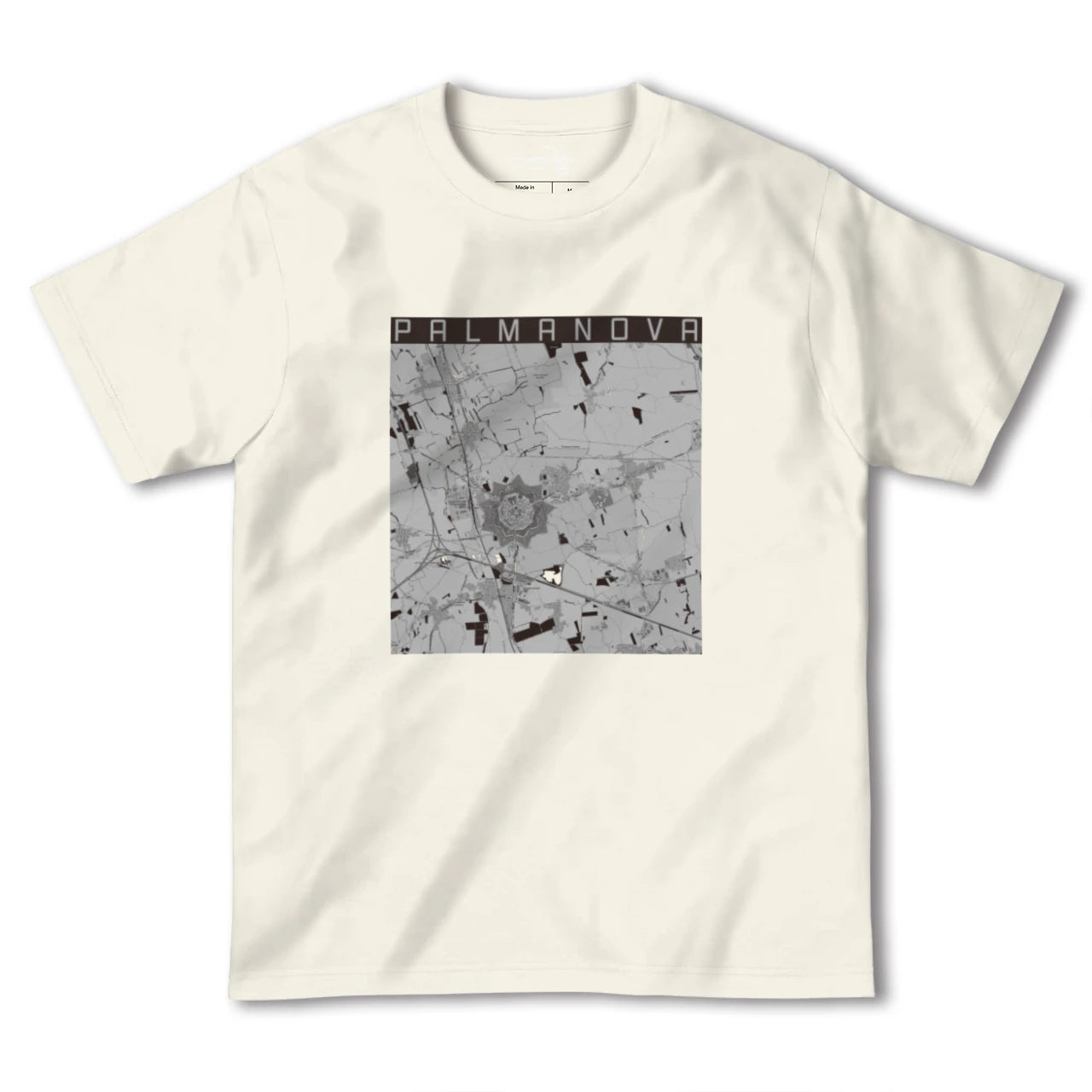 【パルマノーヴァ(イタリア)】地図柄ヘビーウェイトTシャツ
