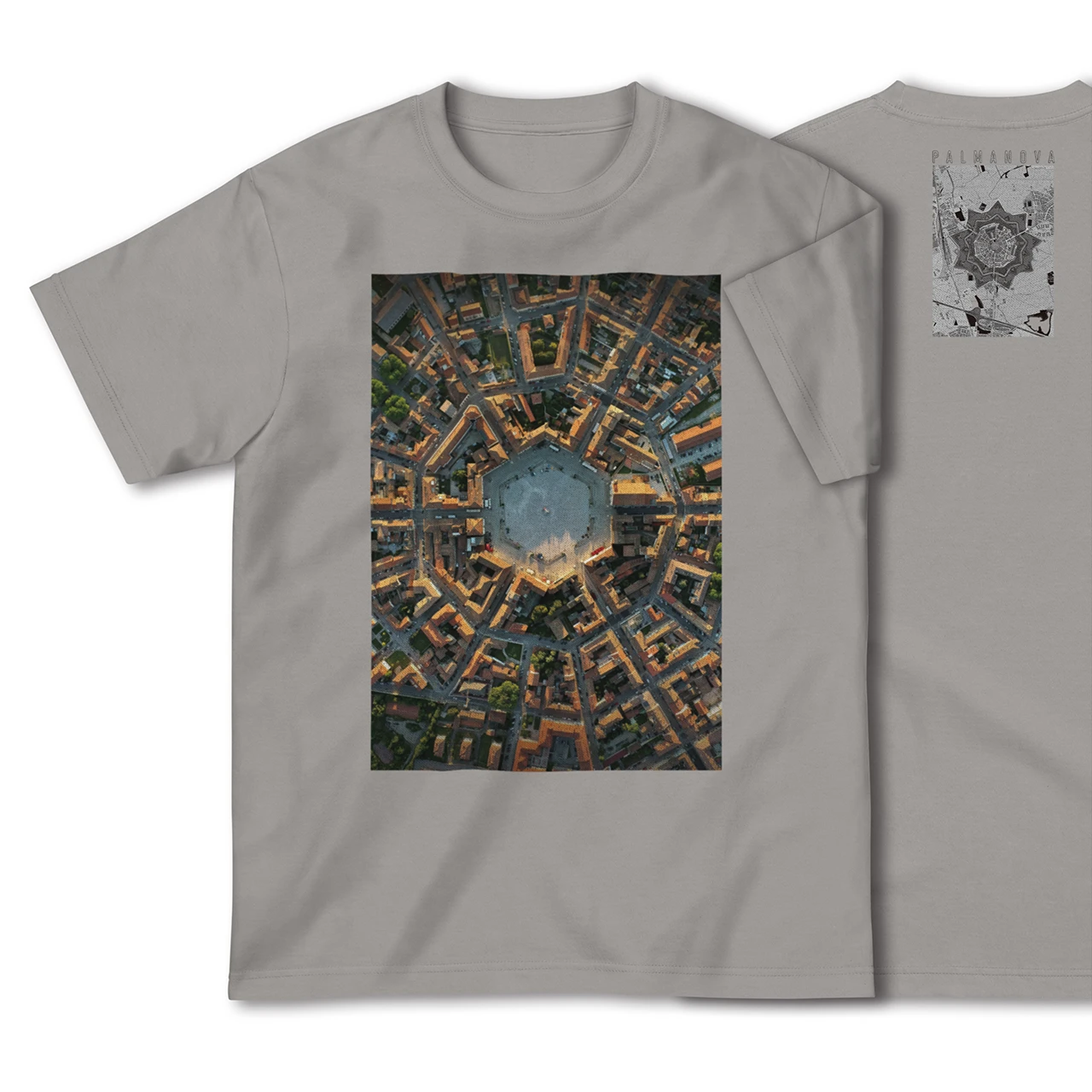【パルマノーヴァ(イタリア)】Map World ハイクオリティTシャツ
