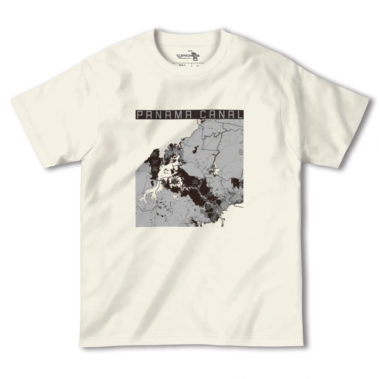 【パナマ運河(パナマ)】地図柄ヘビーウェイトTシャツ