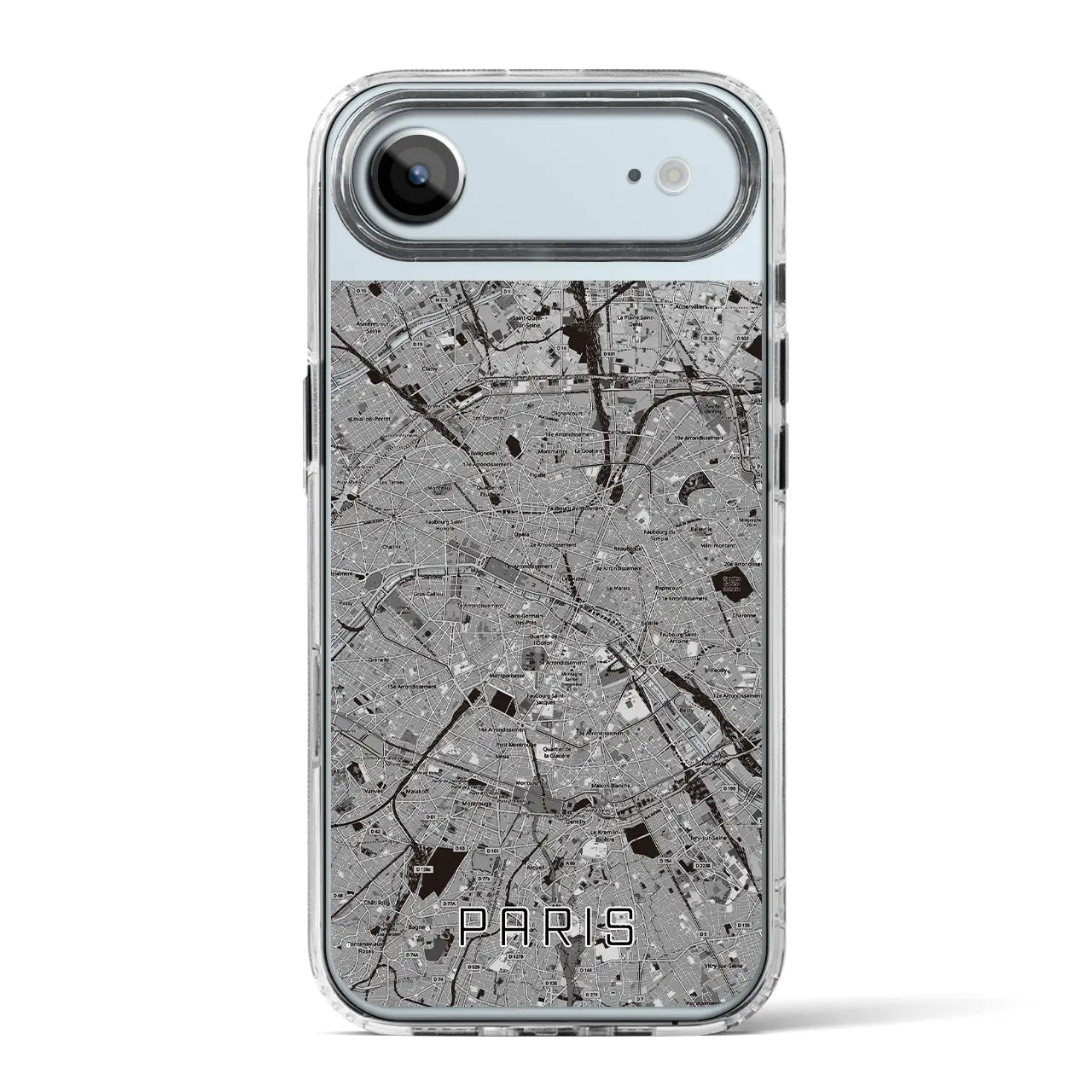 【パリ(フランス)】地図柄iPhoneケース(MagSafeタイプ)