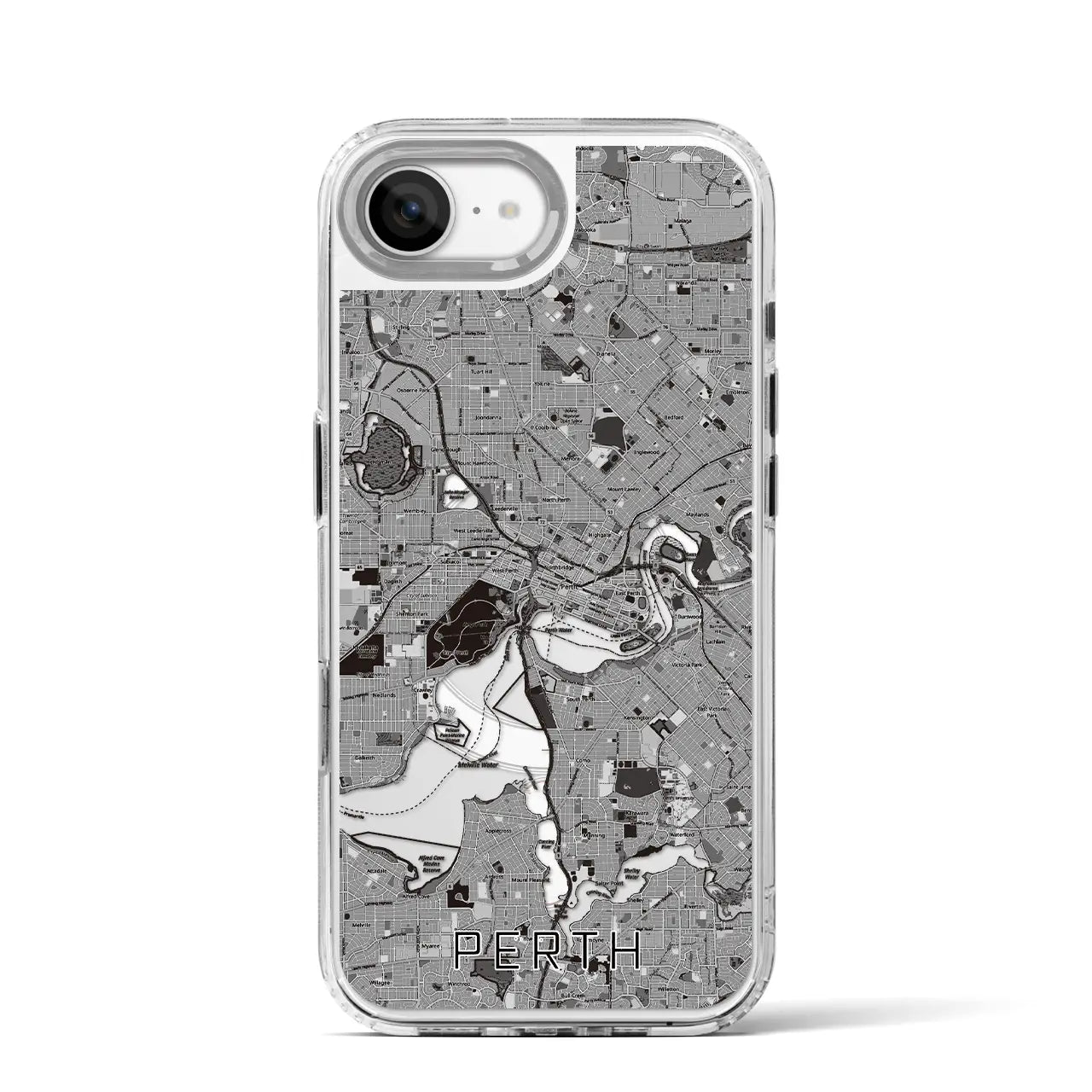 【パース(オーストラリア)】地図柄iPhoneケース(MagSafeタイプ)