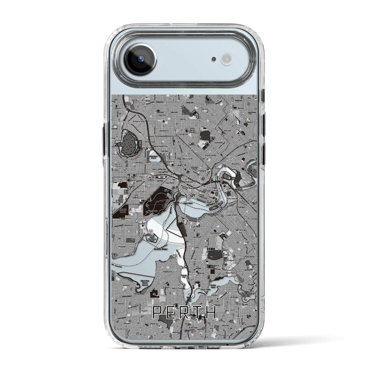 【パース(オーストラリア)】地図柄iPhoneケース(MagSafeタイプ)