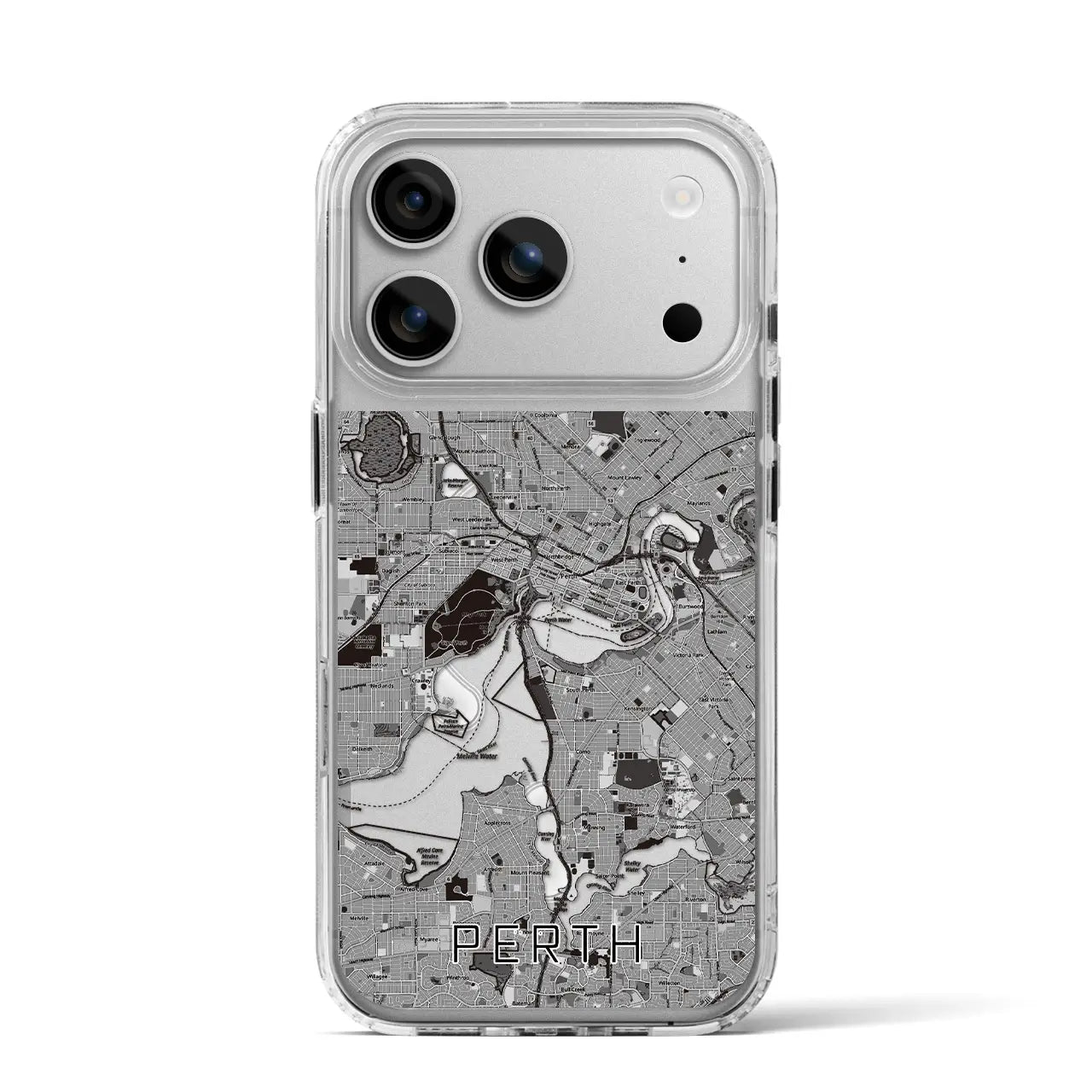 【パース(オーストラリア)】地図柄iPhoneケース(MagSafeタイプ)