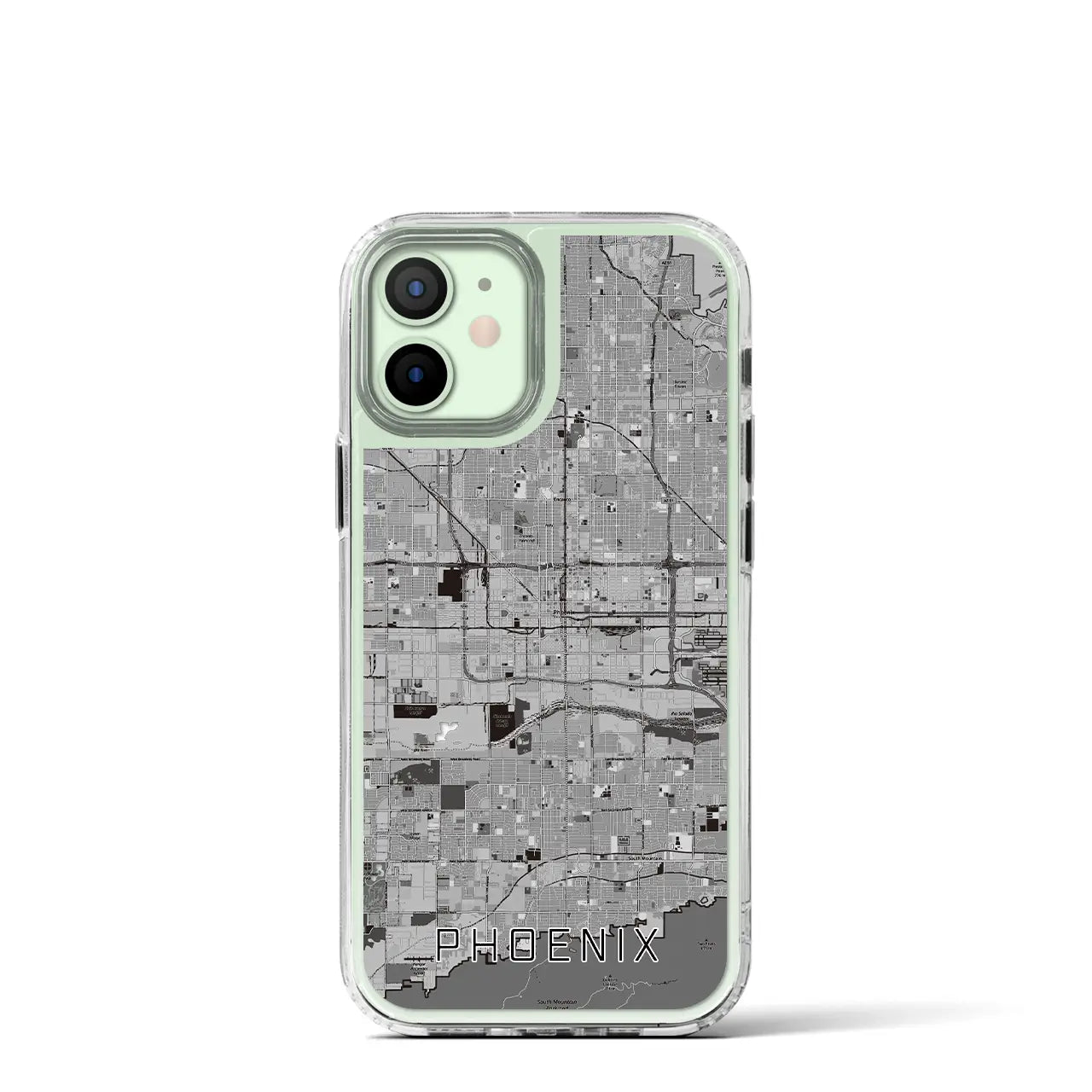 【フェニックス(アメリカ)】地図柄iPhoneケース(MagSafeタイプ)