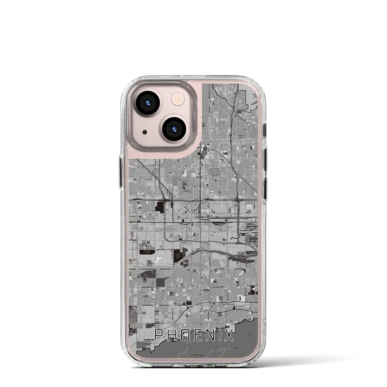 【フェニックス(アメリカ)】地図柄iPhoneケース(MagSafeタイプ)