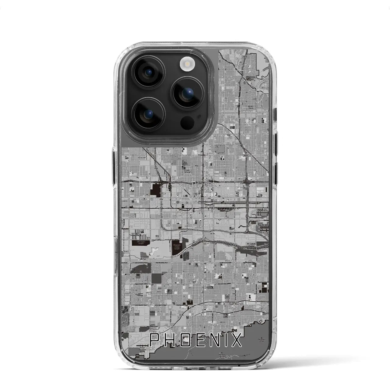【フェニックス(アメリカ)】地図柄iPhoneケース(MagSafeタイプ)