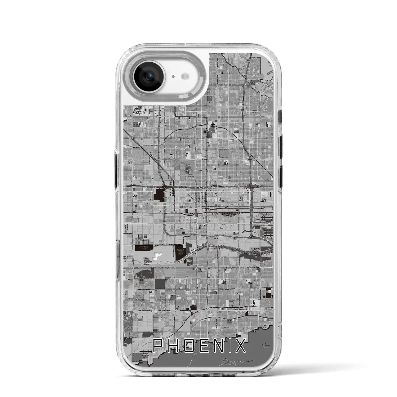 【フェニックス(アメリカ)】地図柄iPhoneケース(MagSafeタイプ)