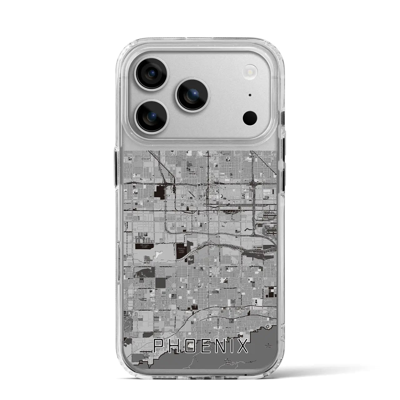 【フェニックス(アメリカ)】地図柄iPhoneケース(MagSafeタイプ)