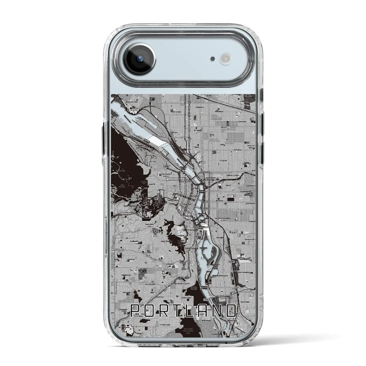 【ポートランド(アメリカ)】地図柄iPhoneケース(MagSafeタイプ)