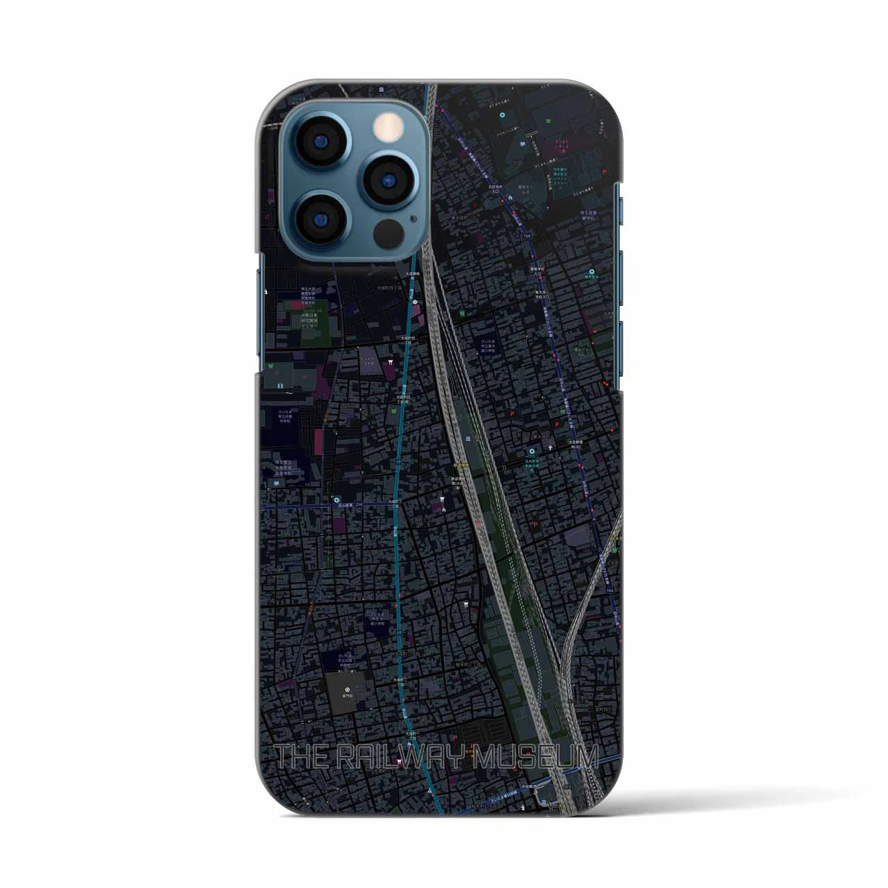 【鉄道博物館(埼玉県)】地図柄iPhoneケース(バックカバータイプ)