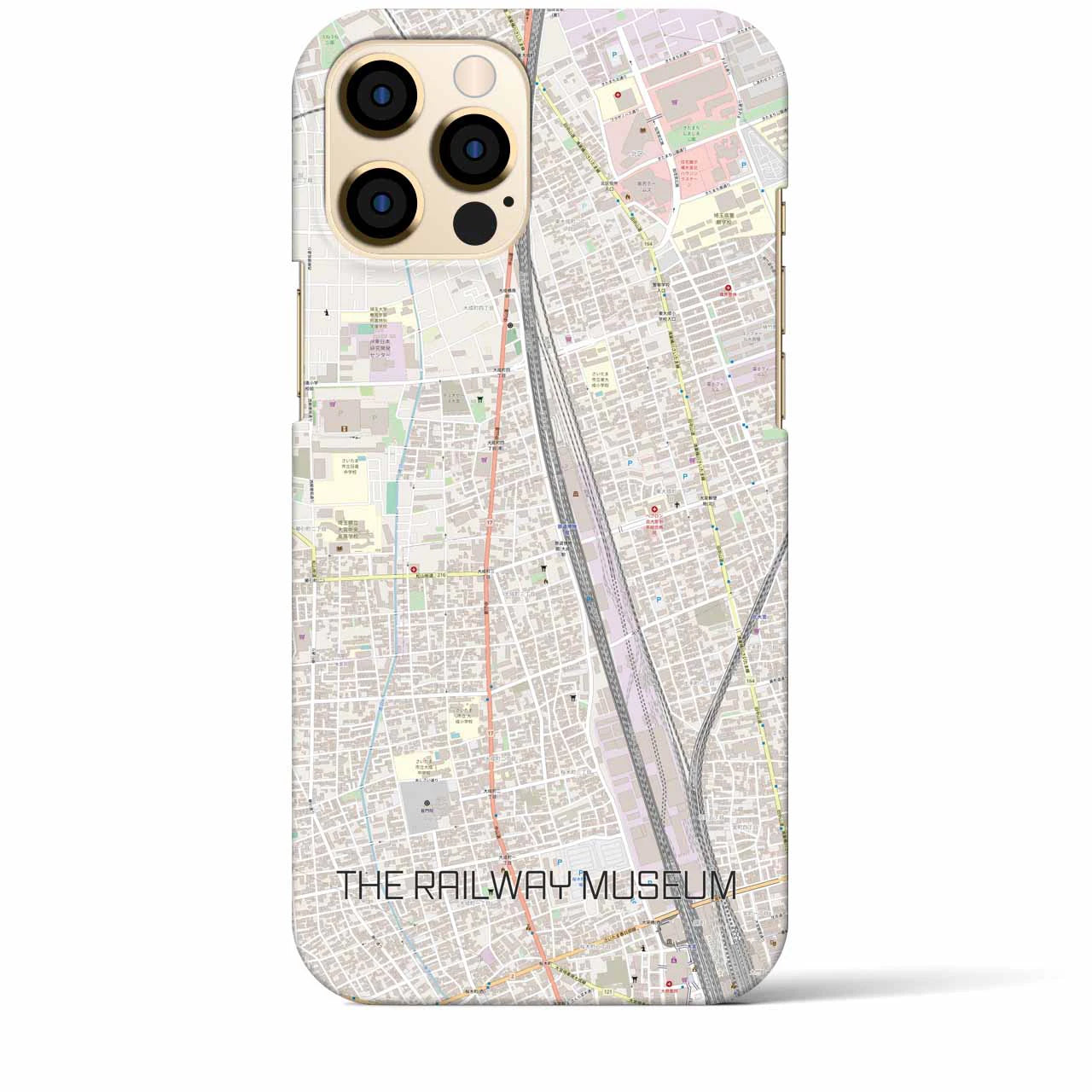 【鉄道博物館(埼玉県)】地図柄iPhoneケース(バックカバータイプ)