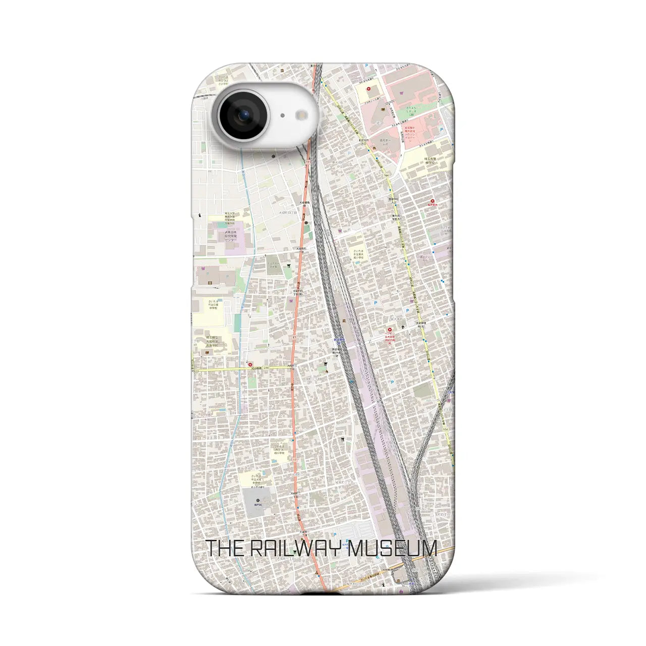 【鉄道博物館(埼玉県)】地図柄iPhoneケース(バックカバータイプ)