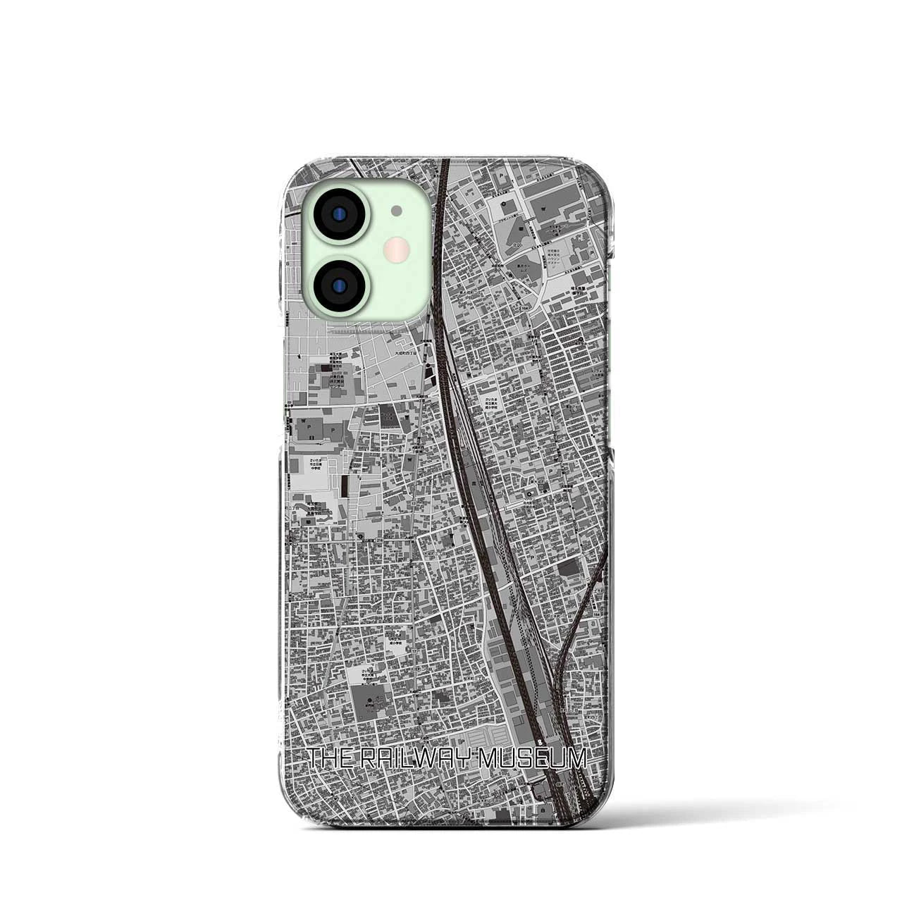 【鉄道博物館(埼玉県)】地図柄iPhoneケース(クリアタイプ)