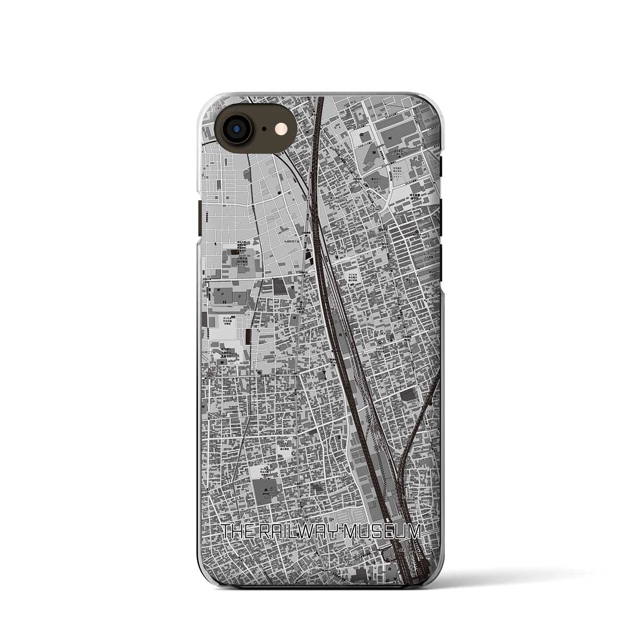【鉄道博物館(埼玉県)】地図柄iPhoneケース(クリアタイプ)