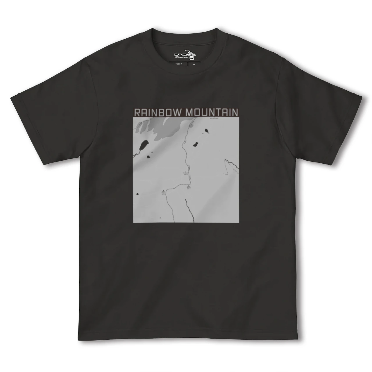 【レインボーマウンテン(ペルー)】地図柄ヘビーウェイトTシャツ