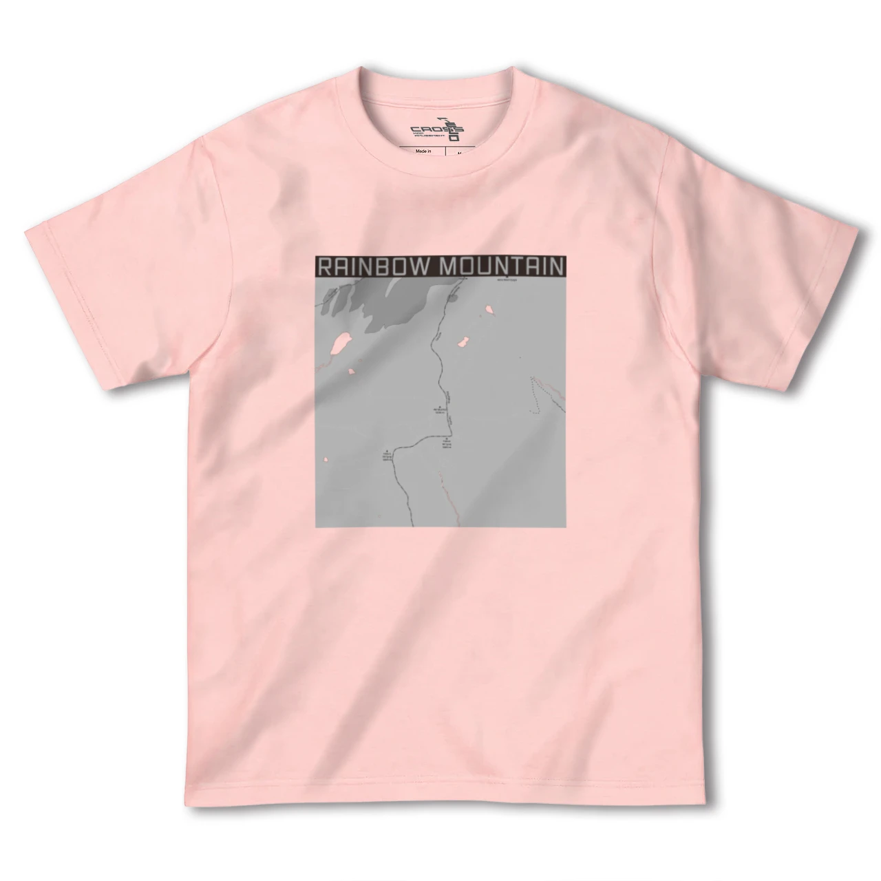 【レインボーマウンテン(ペルー)】地図柄ヘビーウェイトTシャツ