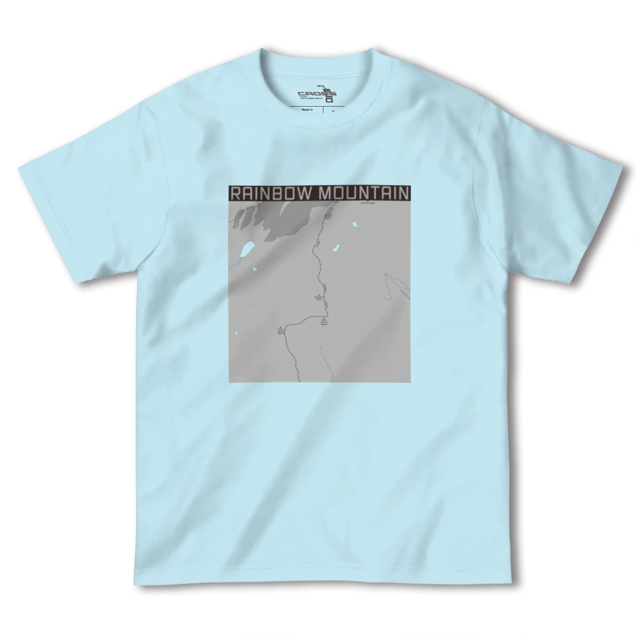 【レインボーマウンテン(ペルー)】地図柄ヘビーウェイトTシャツ