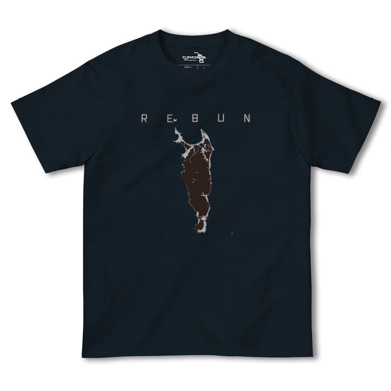 【礼文(北海道)】地図柄ヘビーウェイトTシャツ