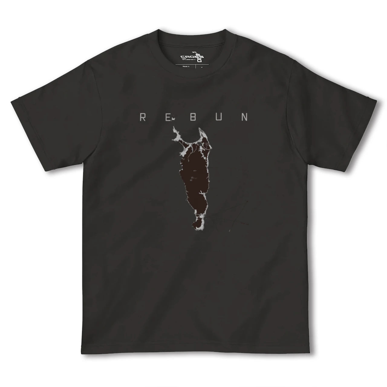 【礼文(北海道)】地図柄ヘビーウェイトTシャツ