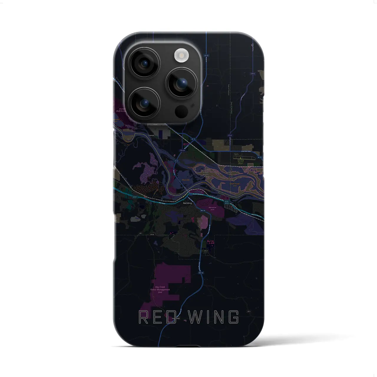 【レッドウイング(アメリカ)】地図柄iPhoneケース(バックカバータイプ)