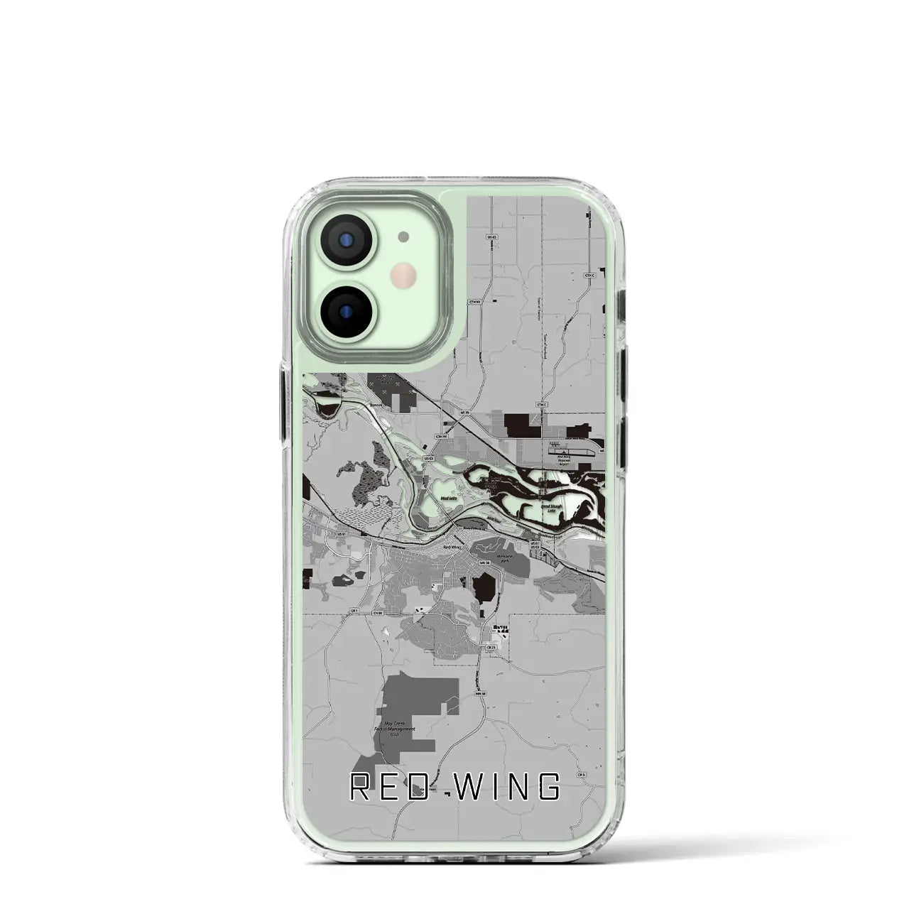 【レッドウイング(アメリカ)】地図柄iPhoneケース(MagSafeタイプ)