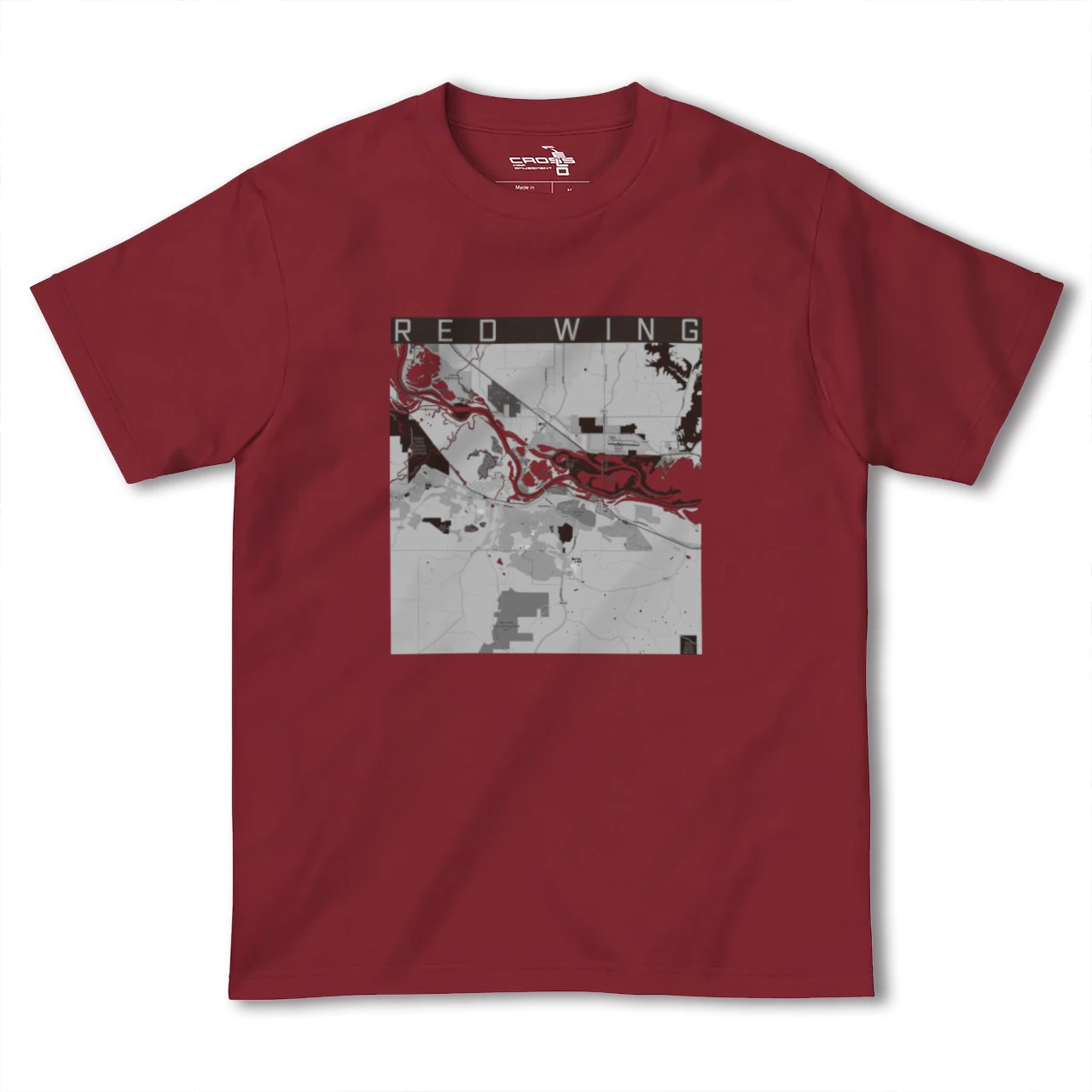 【レッドウイング(アメリカ)】地図柄ヘビーウェイトTシャツ