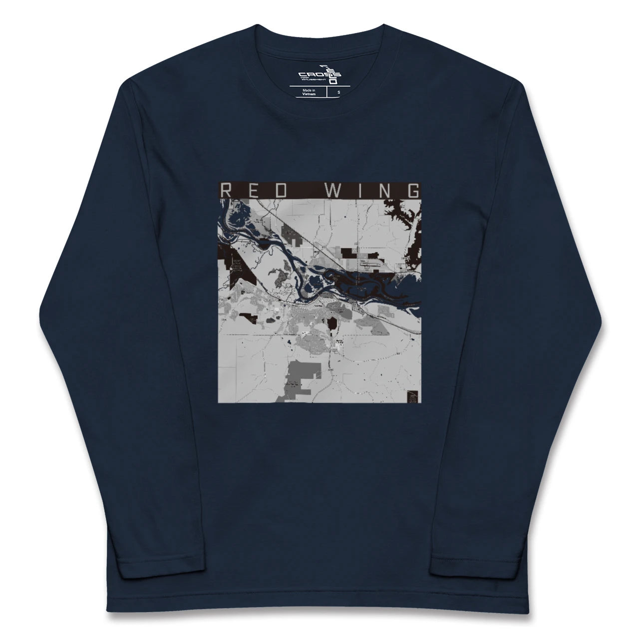 【レッドウイング(アメリカ)】地図柄ロングスリーブTシャツ