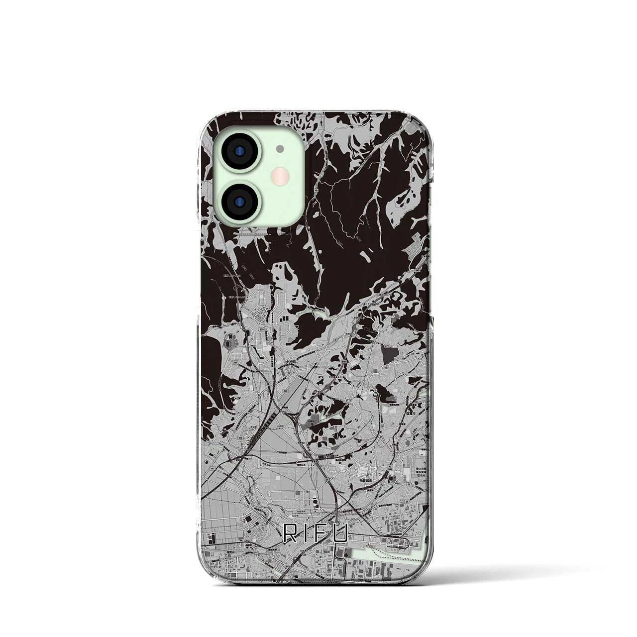 【利府(宮城県)】地図柄iPhoneケース(クリアタイプ)