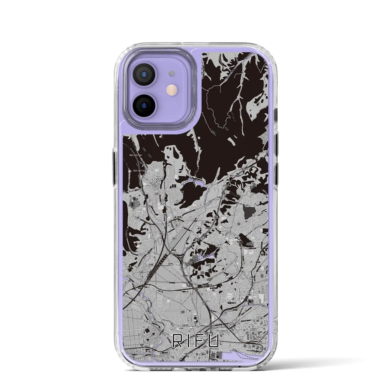 【利府(宮城県)】地図柄iPhoneケース(MagSafeタイプ)